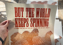 Load image into Gallery viewer, 'Feed Your Chickens' lino print