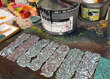 Load image into Gallery viewer, Lino printed bookmarks