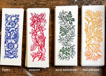 Load image into Gallery viewer, Lino printed bookmarks