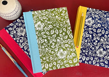 Load image into Gallery viewer, 'Wild Rose' Journal with plain paper