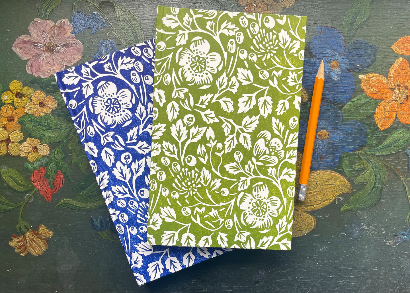 'Wild Rose' Notebooks with plain paper