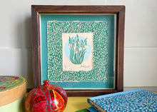 Load image into Gallery viewer, 'Snowdrop', framed artwork