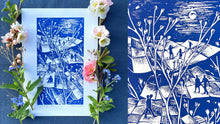 Load image into Gallery viewer, 'Outposted' limited edition lino print