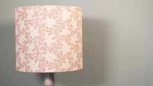 Load image into Gallery viewer, 'Filigree' Drum Shade in pale blush