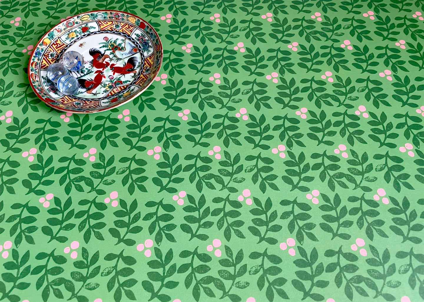 'Pink Berry' wrapping paper