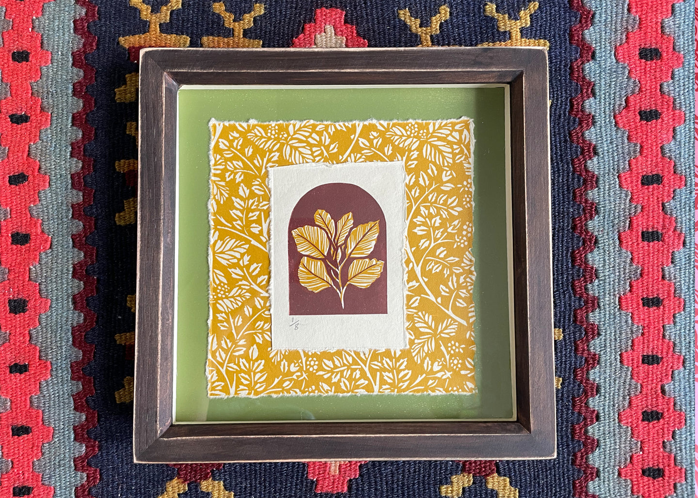 'Beech & Bramble' framed artwork