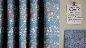'Strawberry & Rose' Fabric