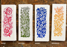 Load image into Gallery viewer, Lino printed bookmarks
