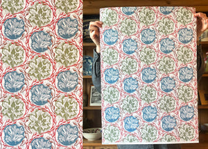 'Rosehip & Leaf' wrapping paper